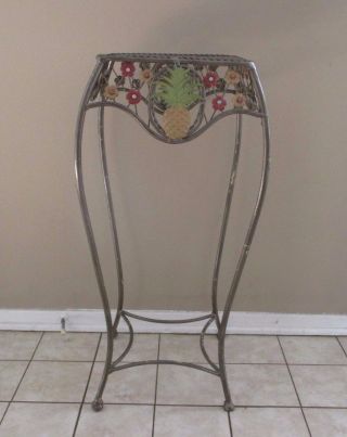Vintage Metal Accent Table - Plant Stand - Home & Garden - Bed Bath - One Of A Kind