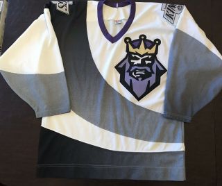 1995 - 96 Los Angeles Kings Burger King Vintage Rare Ccm Nhl Hockey Jersey Sz M
