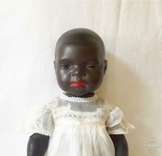 Antique Early 20th Century German Black Heubach Koppelsdorf Doll 399 2/0 Drgm