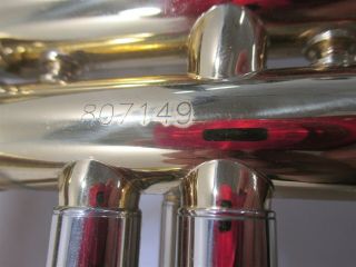 Mt.  Vernon II Vintage Trumpet sn 807149 w/ Bach 7C Mouthpiece 5