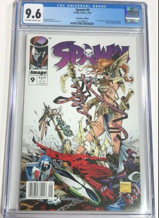 Spawn 9 Cgc 9.  6 Rare Newsstand Edition Low Population