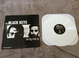 Rare 2002 1st Press White Vinyl On Alive Records The Black Keys Big Come Up Lp