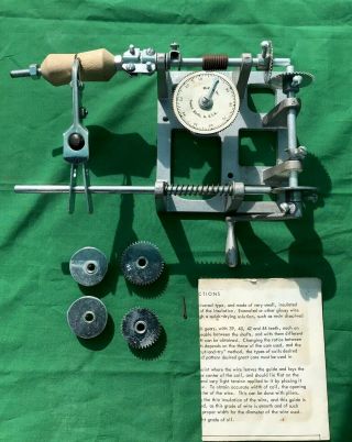 Vintage Morris Coilmaster Coil Winder Complete With Box Radio Rf Etc.