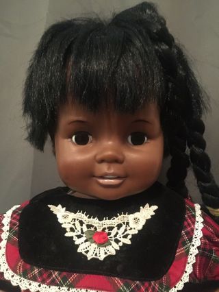 Vintage Baby Crissy Doll 1972 African American GHB - H - 225 2
