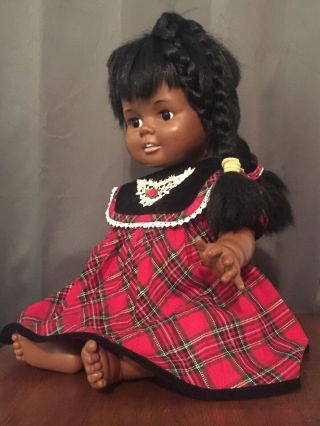 Vintage Baby Crissy Doll 1972 African American GHB - H - 225 3