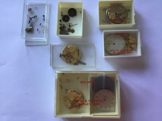 4 Vintage Smiths Watch Movements And Dials High Calibre