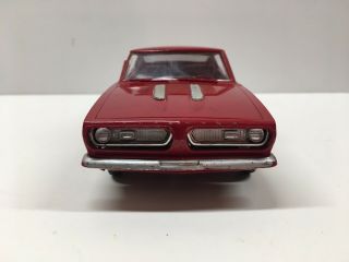 Vintage AMT 1967 Plymouth Barracuda Dealer Promotional Model Promo Toy Car (RED) 5