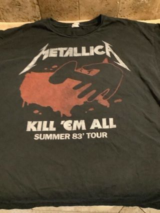 Vintage Metallica Kill 