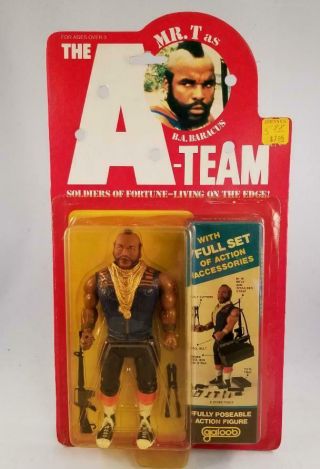 Vintage Galoob The A - Team B.  A.  Baracus Moc (old Store Stock)