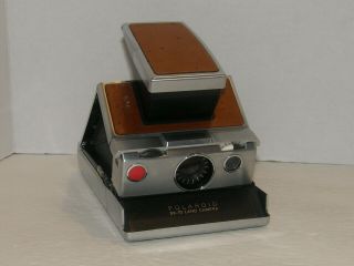 Vintage Brown/silver Polaroid Sx - 70 Land Camera