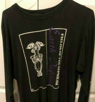 Fields Of The Nephilim Earth Inferno Vintage Xl Shirt Longsleeve Gothic Sisters