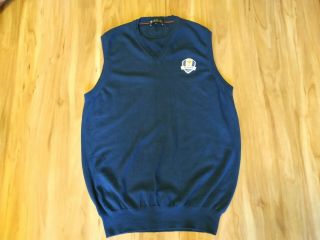 Rare Loro Piana Player Issue Team Europe 2016 Ryder Cup Tank Top Cashmere Vest