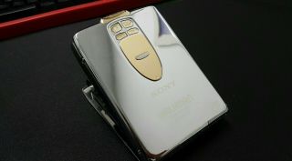 Rare Sony Wm - Ex2hg Mirror Chrome Highend Walkman Cassette Player