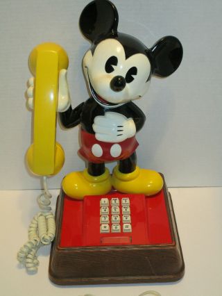 Vintage 1976 Disney Mickey Mouse Atc 1976 Phone