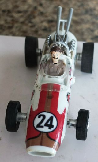 Vintage ELDON Large 1/32 24 Sir GRAHAM HILL American Red Ball INDY 500 Lotus 2