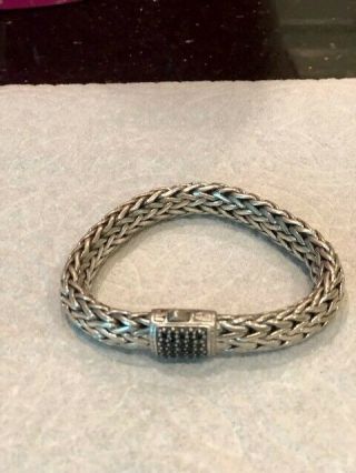 John Hardy Blue Sapphire Braclet In Condition; Rarely Worn