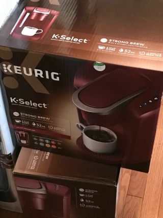 Keurig K - Select K - 80 Single Serve K - Cup Pod Coffee Maker K80 Vintage Red