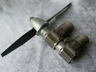 Very Rare Russian Alku 23 Inline Glow Engine