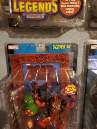Marvel Legends deadpool toy biz red foil variant Rare series VI 4