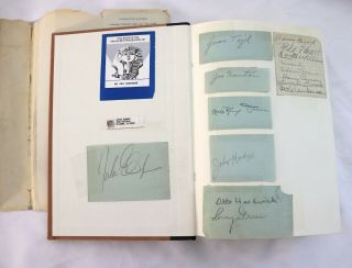 Duke Ellington Orchestra Band Signed Autograph Book Music My Mistress Vtg Jazz