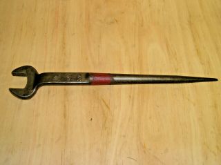 Vintage Bethlehem Steel Ironworkers Offset Spud Wrench 7/8 Hvy Relist