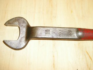 Vintage Bethlehem Steel Ironworkers Offset Spud Wrench 7/8 HVY RELIST 2