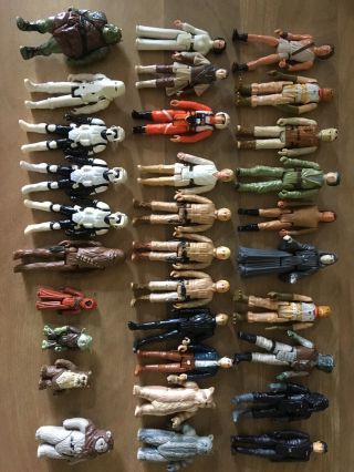 31 Piece Vintage Action Figures Star Wars,  Gi Joe,  Clash Of The Titans And More