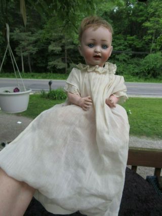 Antique Bisque Character Baby Doll Hertel Schwab 152/ 2/0 9 " Doll