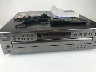 Vintage Multi 5 Compact Disc Carousel Cd Player Changer Jvc Xl - F215 W Remote
