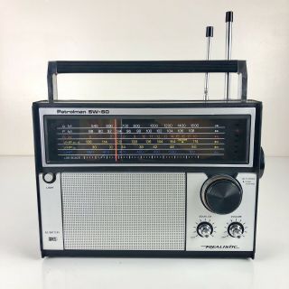 Vintage Radio Shack Realistic Patrolman Sw - 60 6 Band Radio