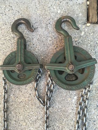 Vintage Yale Differential 1/2 Ton Chain Hoist 4