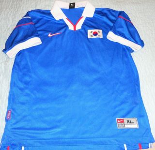 Vtg Nike 1998 World Cup South Korea Soccer Jersey Football Shirt Rare