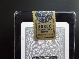 ARRCO Playing Cards Vintage Black Knight Non - Standard 2