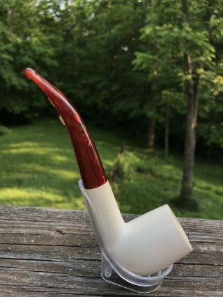 Vintage CAO Meerschaum Estate Tobacco Pipe with Fitted Case OLD STOCK 4