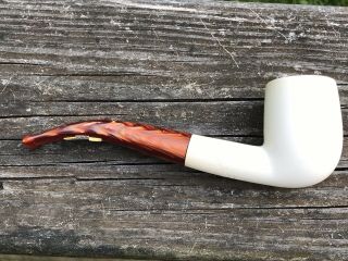 Vintage CAO Meerschaum Estate Tobacco Pipe with Fitted Case OLD STOCK 8