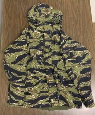 Extremely Rare Tiger Strip Gortex Two Layer Parka - Xl Socom Cag Devgru