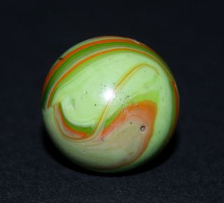 Vintage Marbles Antique Christensen Agate Striped Opaque GOOD 5/8 4