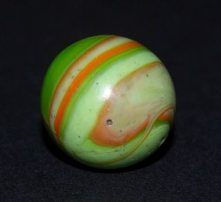 Vintage Marbles Antique Christensen Agate Striped Opaque GOOD 5/8 6