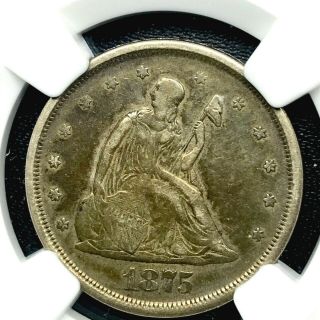 1875 - S Ngc Xf45 Twenty Cent Piece 20c Xf 40.  Rare Coin