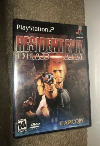 Resident Evil: Dead Aim Rare Sony Playstation 2 (2003) Ps2 Shooter