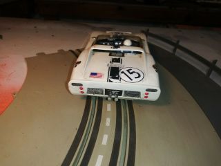Vintage 1/24 Monogram Ford GT Roadster Slot Car on a Brass Chassis 4