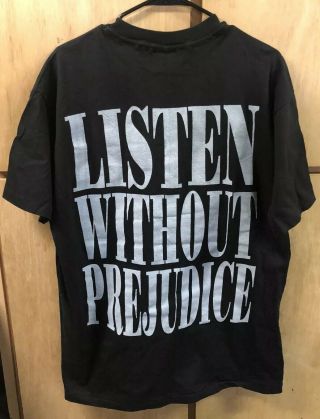 True Vintage George Michael Listen Without Prejudice Tour Shirt,  Sz Xl,  1990