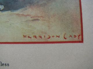 1914 THORNTON BURGESS PETER RABBIT 4 Print Set HARRISON CADY QUADDIES - VERY RARE 4