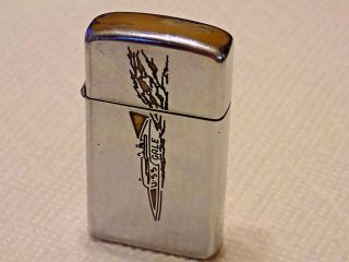 Vintage Rare 1966 Zippo Lighter Advertising U - 55 Gale Hydroplane