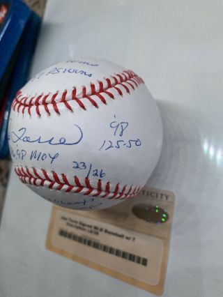 JOE TORRE SIGNED MLB BASEBALL Ltd To 26 STEINER Rare Yankees 7 Inscriptions 2