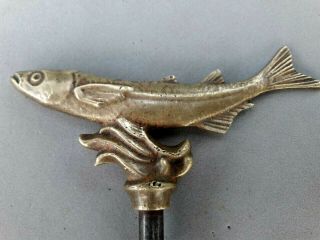 Vintage Rare Fish Corkscrew Bronze 6