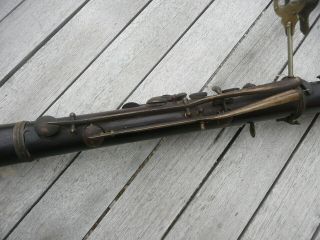 RARE OLD FRENCH 13 KEYS Bb CLARINET by BUFFET - 1860? 7