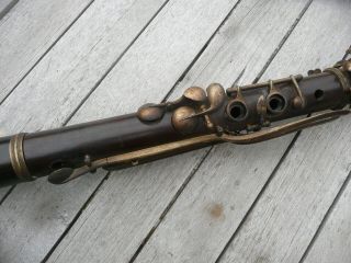 RARE OLD FRENCH 13 KEYS Bb CLARINET by BUFFET - 1860? 8