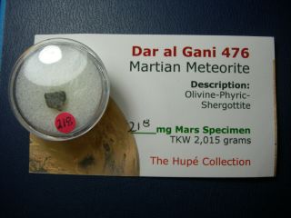 Dar Al Gani 476 Martian Shergottite Meteorite Dag Rare Mars Snc Imca A