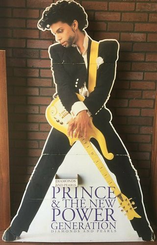 Vintage 1992 Prince Diamonds And Pearls Paisley Park Life Size Standee 5 
